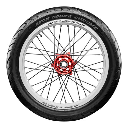 Avon Cobra Chrome 130/70R18 Trike Front Tyre (63V Rating) AV91