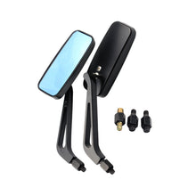 2x 8 10mm Motorcycle Mirrors Suitable For Chopper Cruiser Bobber Cafe Racer-0