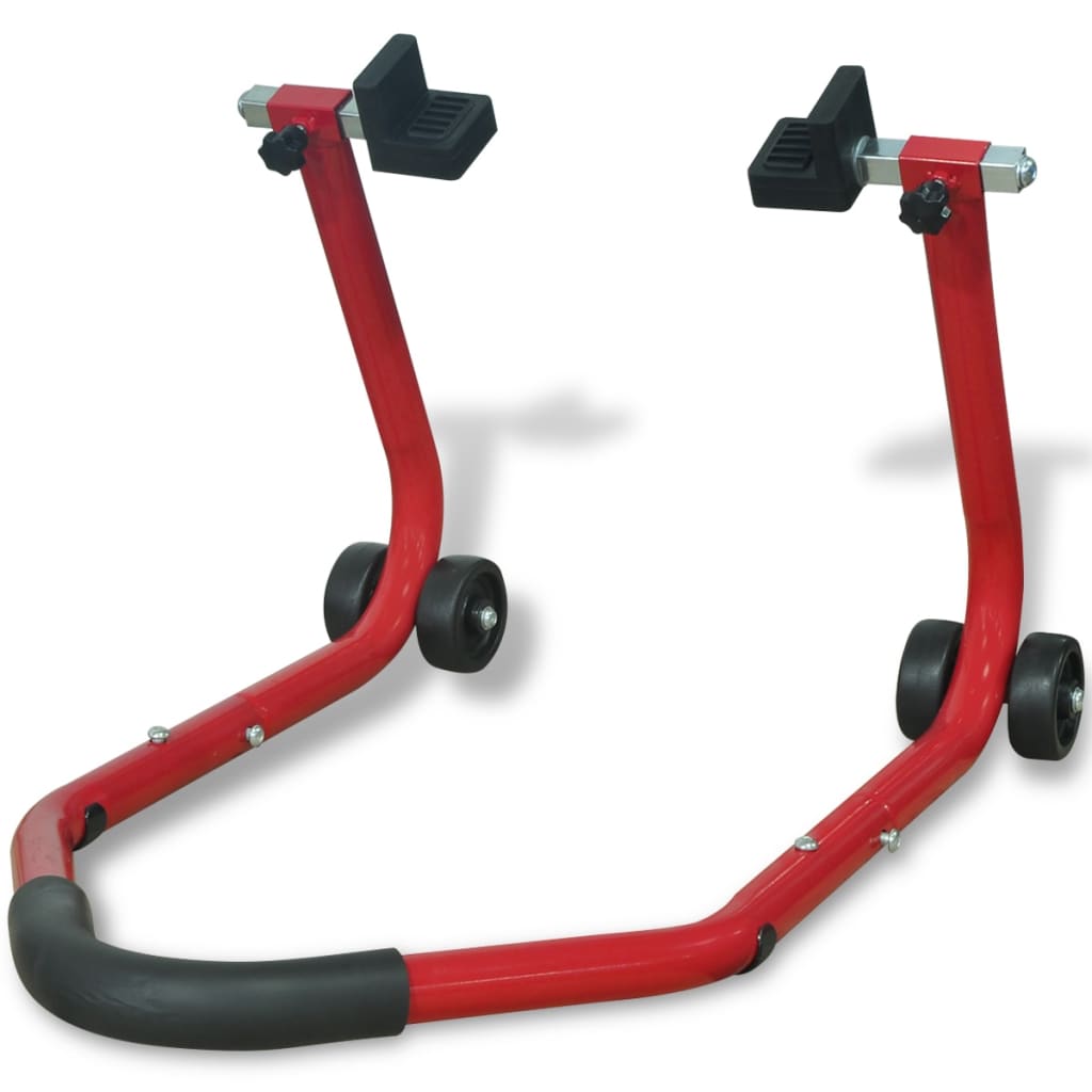 NNEVL Motorcycle Rear Paddock Stand Red