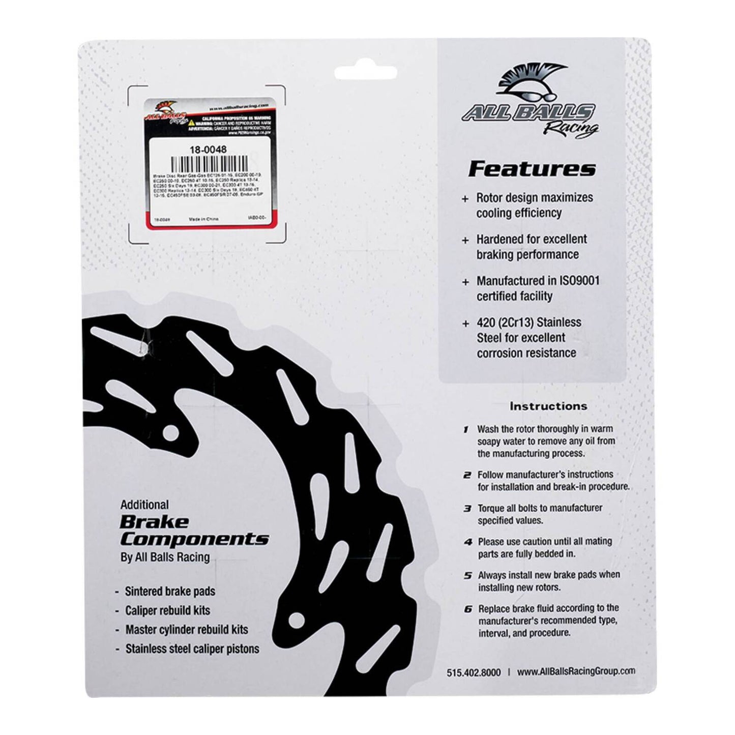 Brake Disc Rear – 18-0048