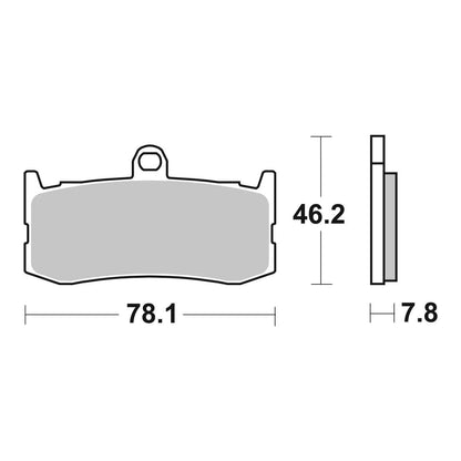 Brembo Prime Brake Pad Sinter Front 07GR06SA