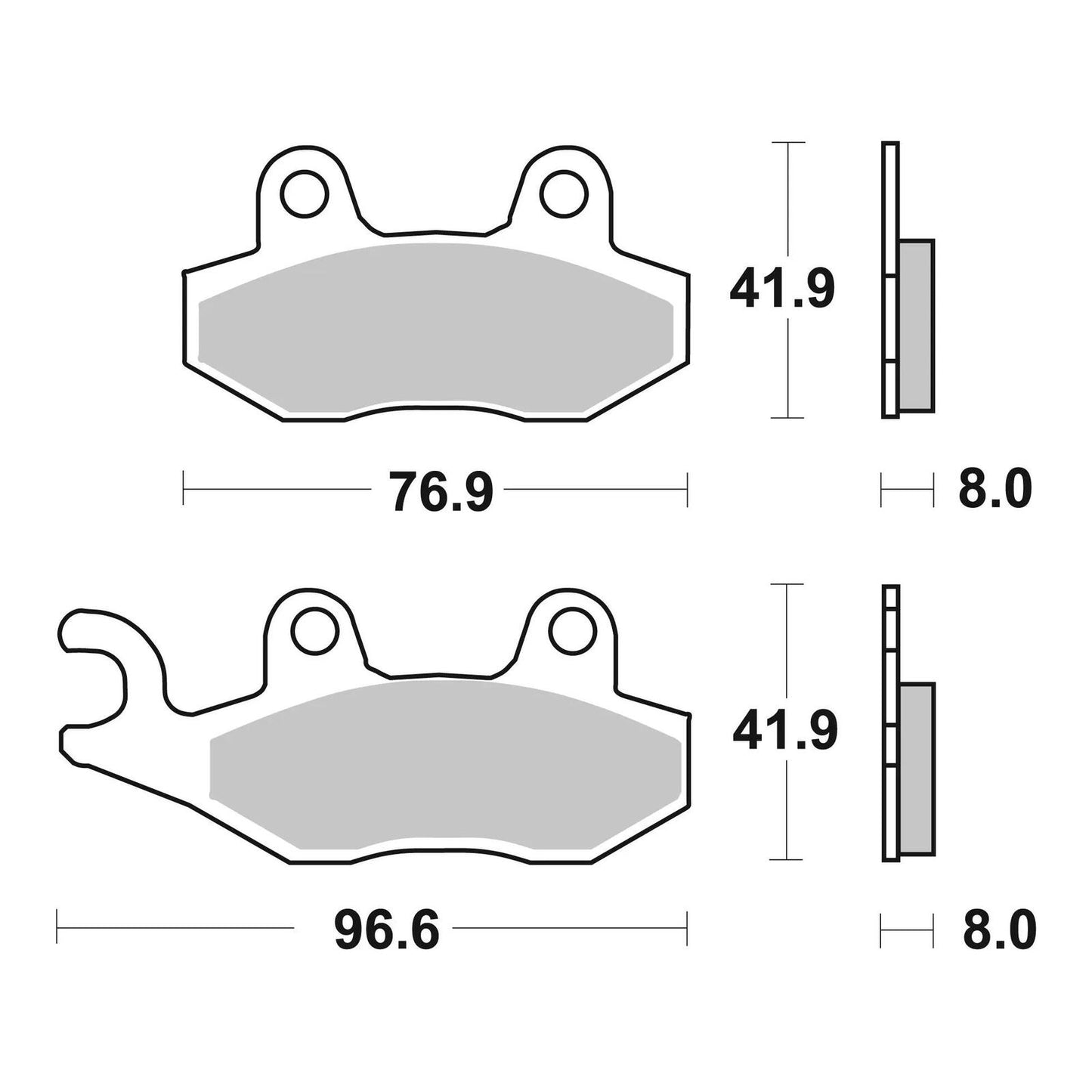 Brembo Prime Brake Pad Sinter Front 07YA21SA