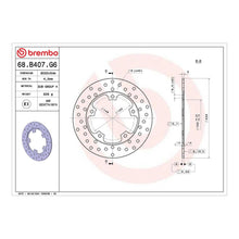 Brembo Prime Brake Disc Serie Oro Rear 68B407G6
