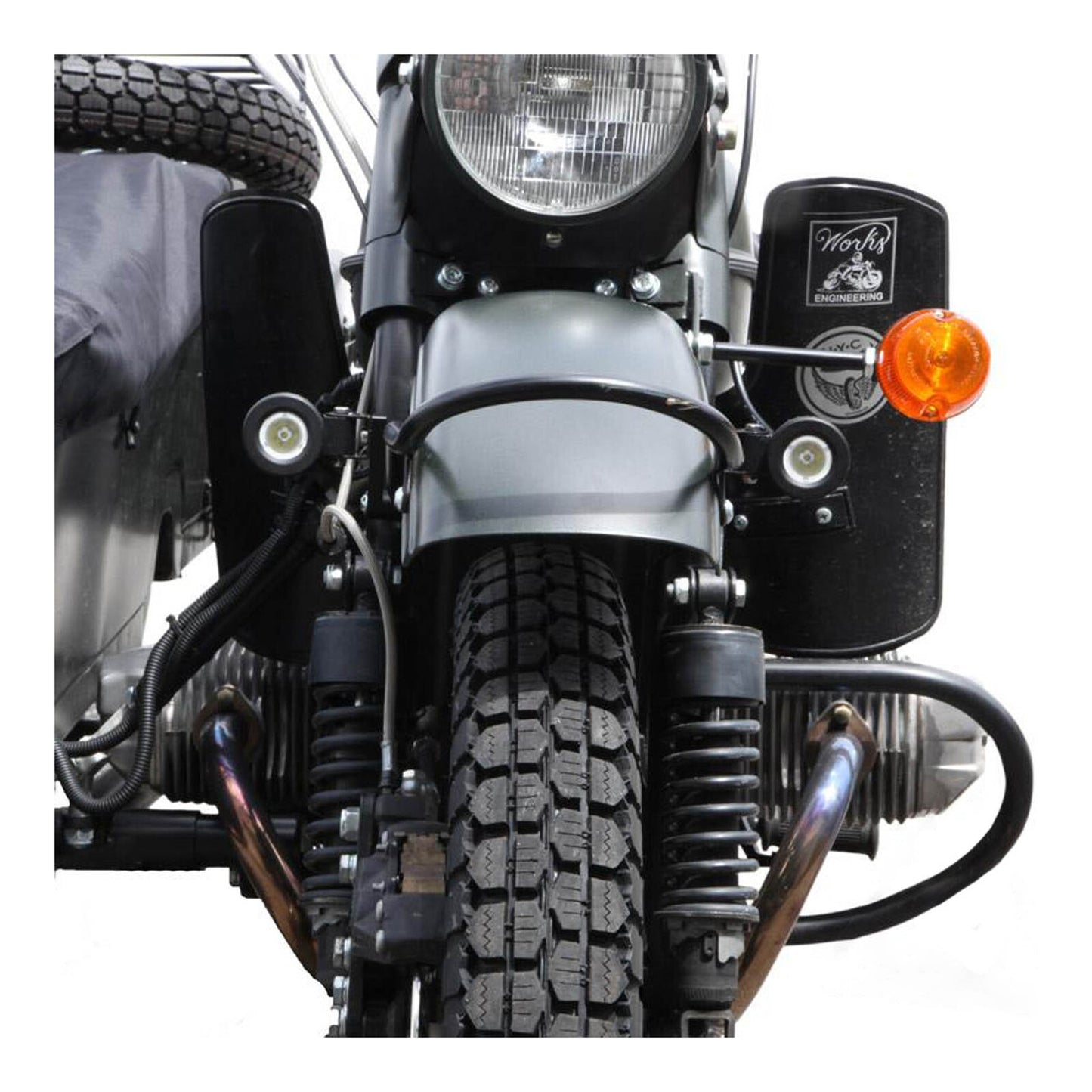 DENALI AUXILIARY LIGHT MOUNTING BRACKETS FOR URAL SIDE CAR M