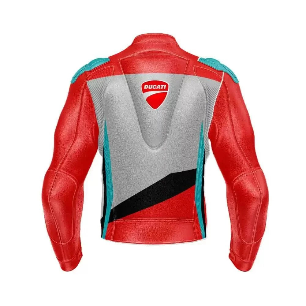 DUCATI MOTORCYCLE LEATHER RACING JACKET-1