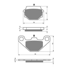 GOLDfren Brake Pads Off-Road Racing GF005 - K5 (PR75 / PR329)