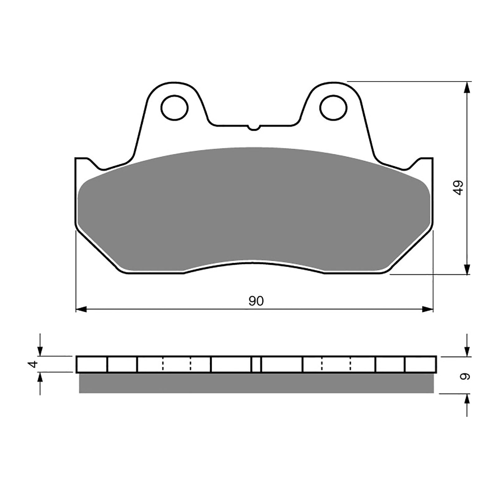 GOLDfren Brake Pads Sintered Sports GF049 - S3 (PH18)