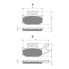 GOLDfren Brake Pads Off-Road Racing GF182 - K5 ( PR283 )