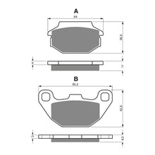 GOLDfren Brake Pads Off-Road Racing GF183 - K5 ( PR285 )