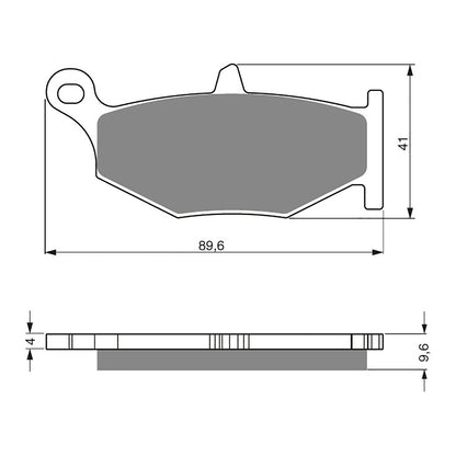 GOLDfren Brake Pads Sintered Sports GF241 - S3 ( PH364 )