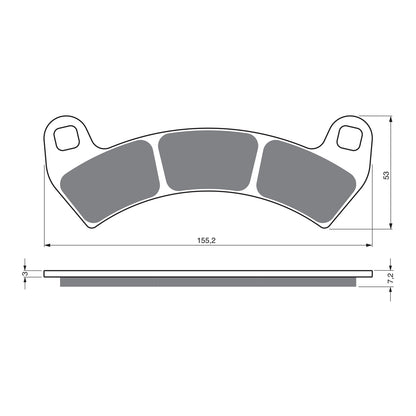 GOLDfren Brake Pads Off-Road Racing GF391 - K5