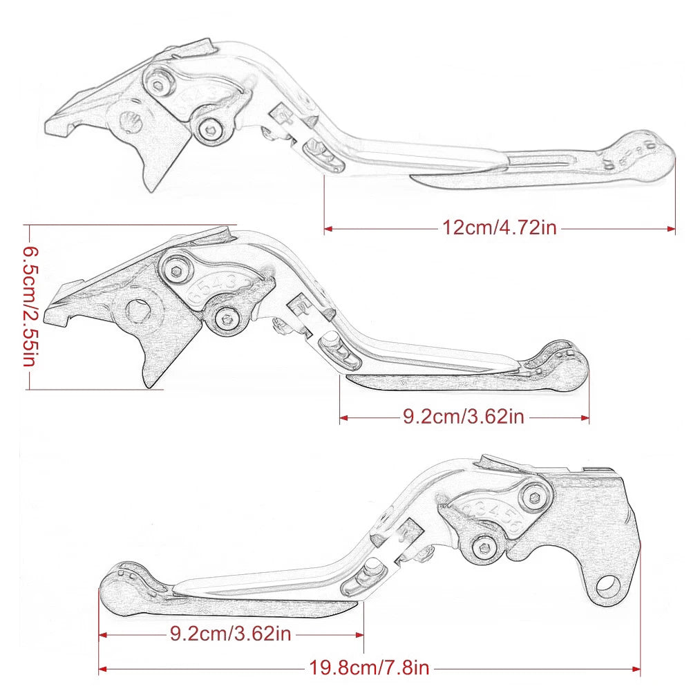 Motorcycle Accessories CNC Adjustable Folding Extendable Handle Brake Clutch Levers For BMW S1000RR S1000 RR S 1000 RR 2010-2019