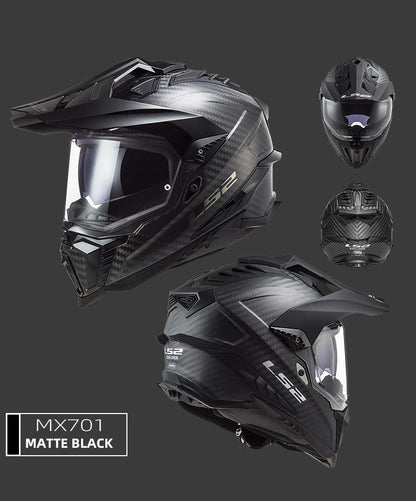 LS2 MX701 Explorer – Carbon Off-Road / Motocross Motorcycle Helmet