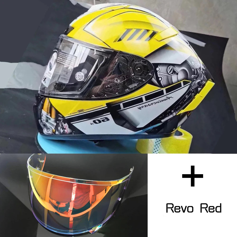 Full Face Helmet Shoei X-14 HA RIM 1 Yellow