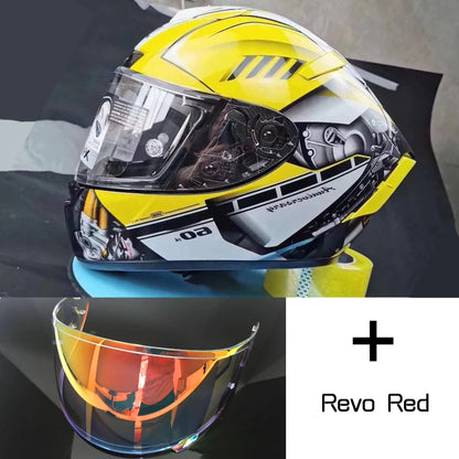 Full Face Helmet Shoei X-14 HA RIM 1 Yellow
