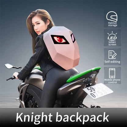 Girl Boy Knight Backpack Led Display Dynamic Motorcycle Advertising Led Motorcycle Hot Christmas Gift Pink Smart Led Backpack
