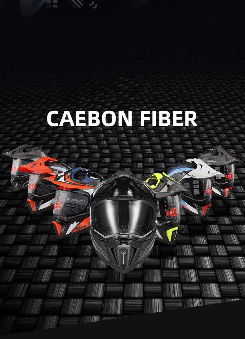 LS2 MX701 Explorer – Carbon Off-Road / Motocross Motorcycle Helmet