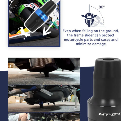 Yamaha MT-07 Frame Sliders – Crash Protection Pads