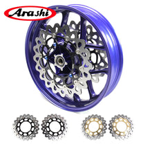 Arashi For YAMAHA YZF R1 Front Wheel Rim Brake Disc Rotor 15-22 YZF-R1 Fit 2015 2016 2017 2018 2019 2020 Glossy Blue Aluminum