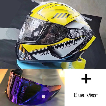 Full Face Helmet Shoei X-14 HA RIM 1 Yellow