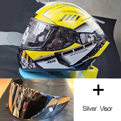 Full Face Helmet Shoei X-14 HA RIM 1 Yellow
