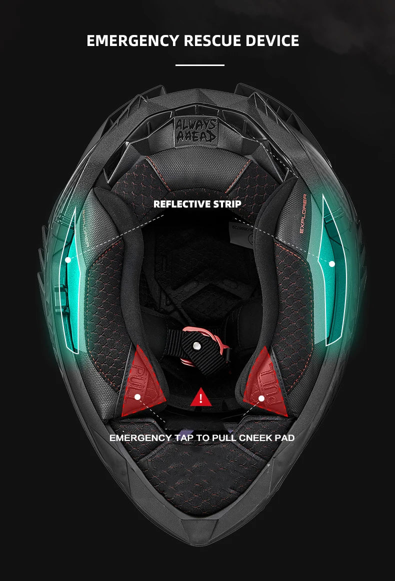 LS2 MX701 Explorer – Carbon Off-Road / Motocross Motorcycle Helmet