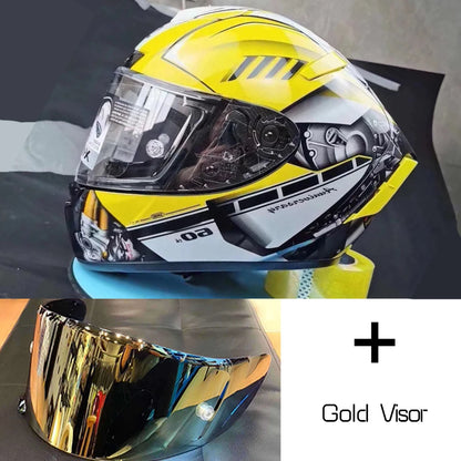 Full Face Helmet Shoei X-14 HA RIM 1 Yellow