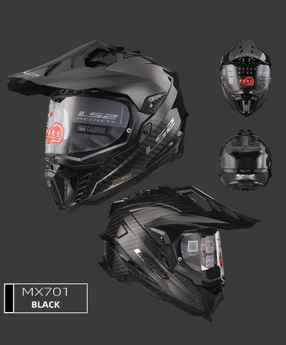 LS2 MX701 Explorer – Carbon Off-Road / Motocross Motorcycle Helmet