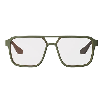 Leatt TheViz Sunglasses Pyrenees - Satin Green Polarized Silver 20 VLT