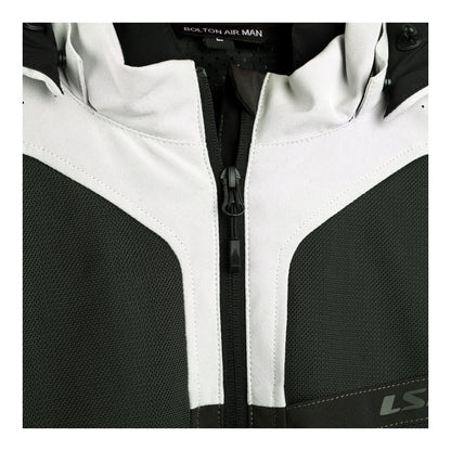 LS2 Bolton Air Man Jacket - Green / Grey