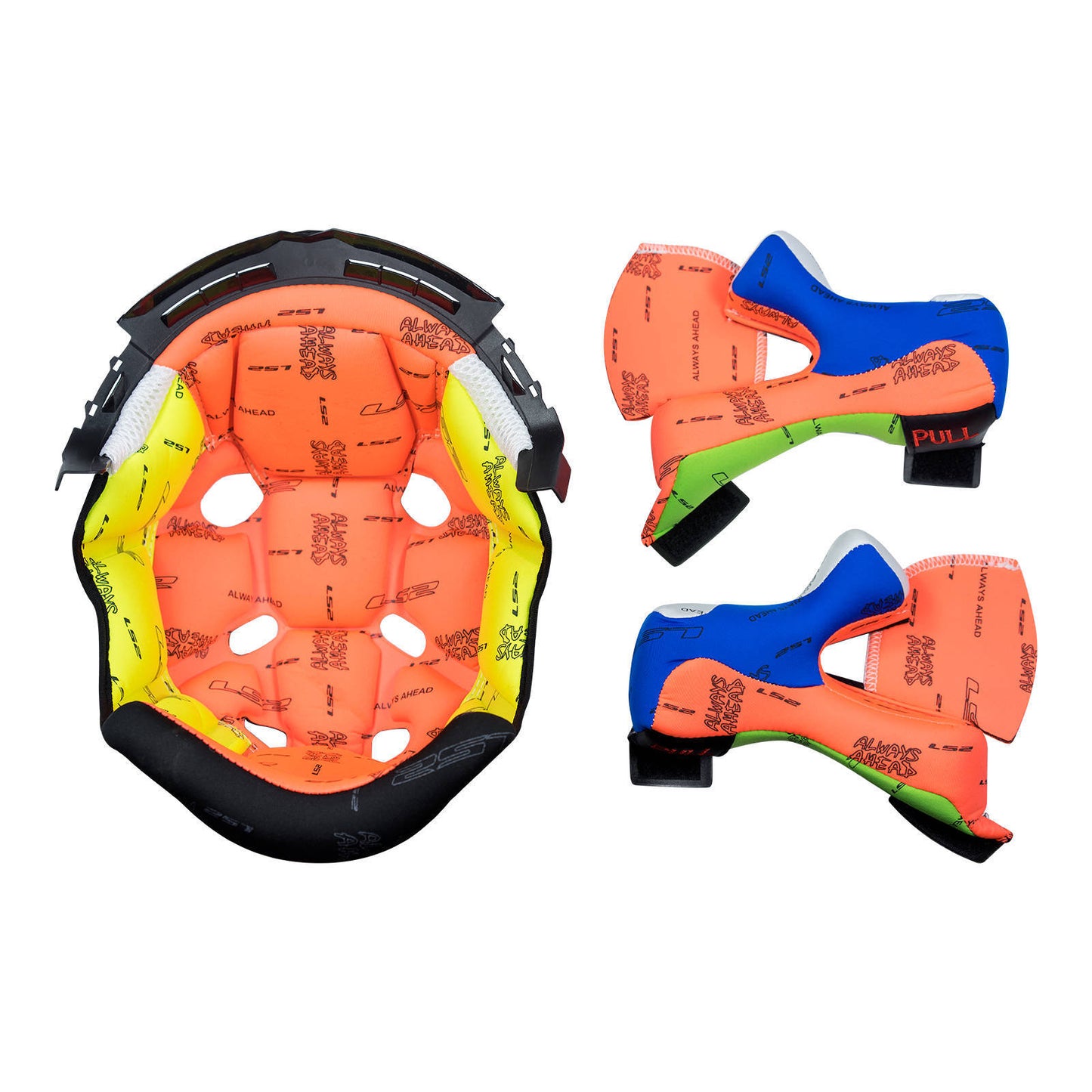 LS2 MX470 Subverter Liner / Cheek Pad - Colourful