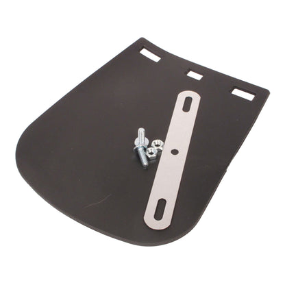 WHITES MUDFLAP BLK PVC LGE MOTORCYCLE