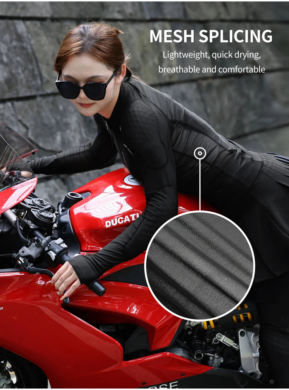 Jacket Moto – Mesh Armor Summer Pro - Women’s