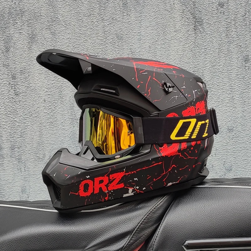 Off road racing motorcycle helmet bicycle speed drop DH full helmet rally off-road helmet