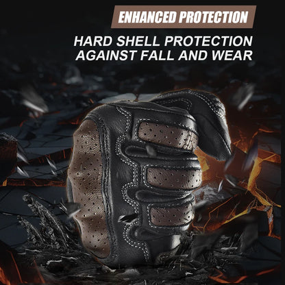 GBL Moto - Classic CE Perforated Gloves (Retro/Unisex)