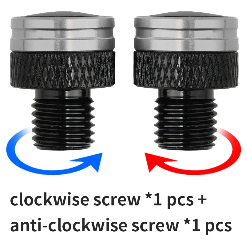 Yamaha MT Series Mirror Hole Plug Set – Aluminum Screw Caps