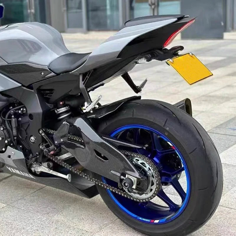 Fit For YAMAHA YZF-R1 R1 2015-2024 Carbon Fiber Motorcycle Frame Cover Swingarm Cover Swing Arm Protection Covers Accessories
