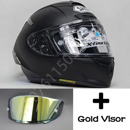 Shoei X-Fourteen Matt Black – Professional Full-Face Motorcycle Helmet