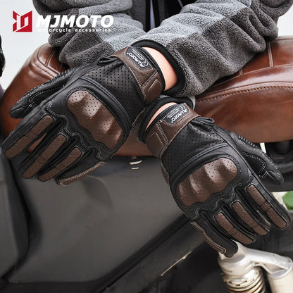 GBL Moto - Classic CE Perforated Gloves (Retro/Unisex)