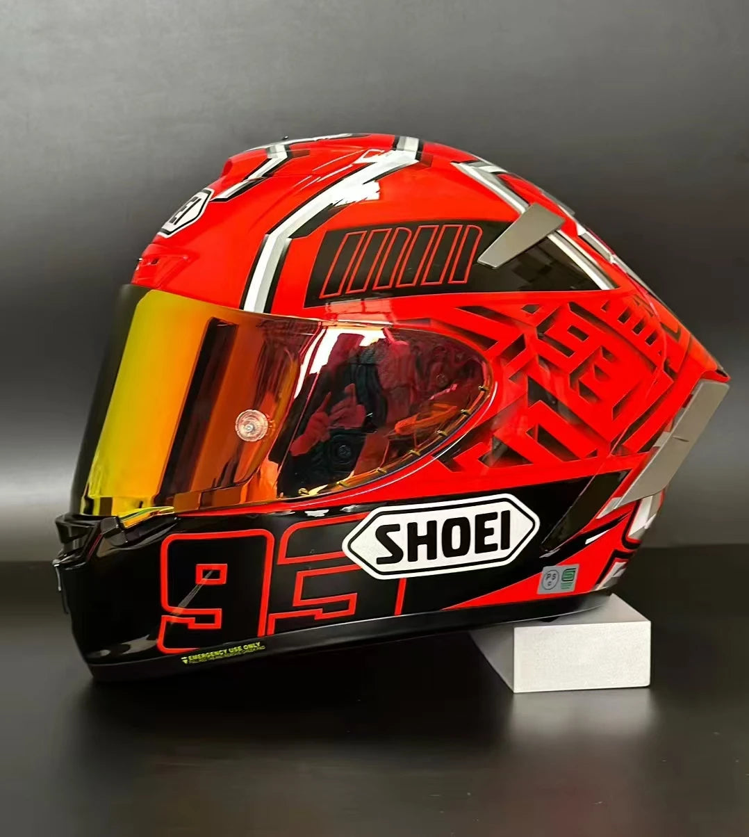 X-14 Full-Face Motorcycle Helmet – Aerodynamic Racing Design