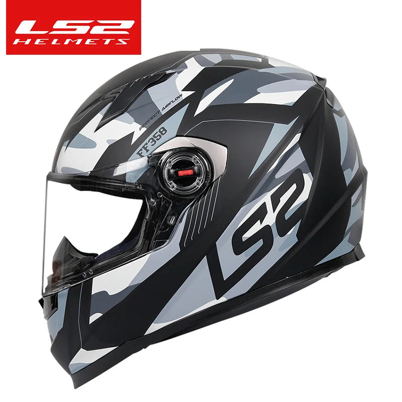 LS2 FF358 – High-Strength Full-Face Motorcycle Helmet