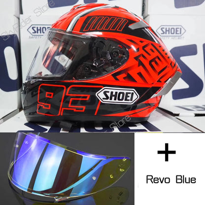 X-14 Full-Face Motorcycle Helmet – Aerodynamic Racing Design