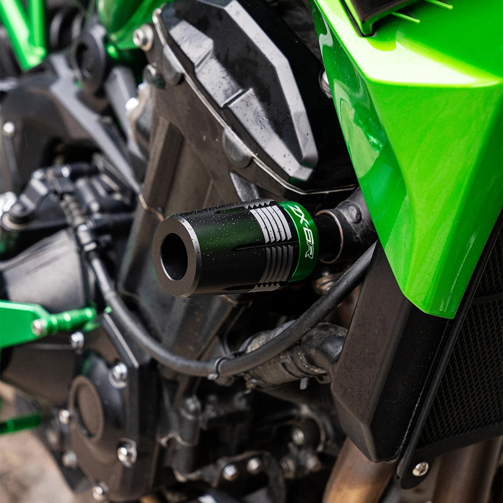 For Kawasaki Ninja ZX-6R ZX6R ZX 6R ZX 636 2013-2023 2019 Motorcycle Frame Sliders Crash Pad Falling Protection Exhaust Slider