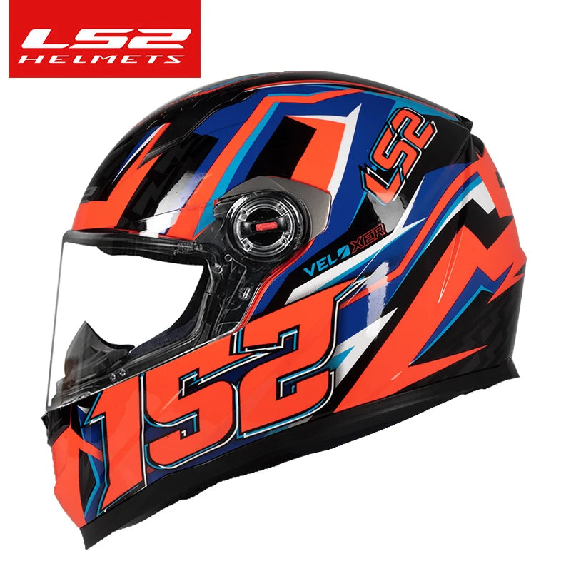 LS2 FF358 – Full-Face Motorcycle Helmet (Men/Women, High-Strength ABS)
