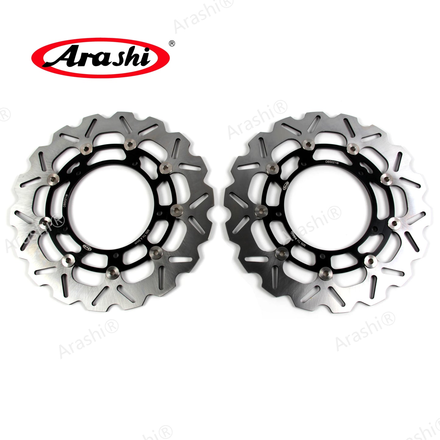 Yamaha YZF-R1 (1000cc) – Arashi 17" Front Wheel Hub & Brake Disc Set (2006–2012)