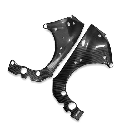 Fit For YAMAHA YZF-R1 R1 2015-2024 Carbon Fiber Motorcycle Frame Cover Swingarm Cover Swing Arm Protection Covers Accessories