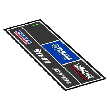 Yamaha Racing Garage Mat – Anti-Slip Waterproof Display Pad