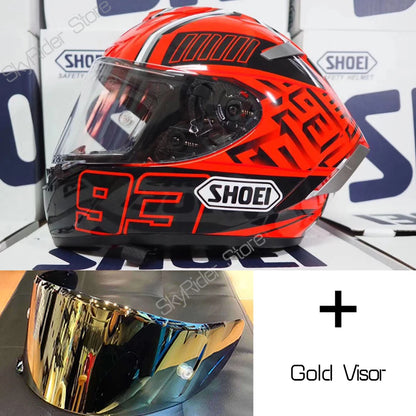 X-14 Full-Face Motorcycle Helmet – Aerodynamic Racing Design