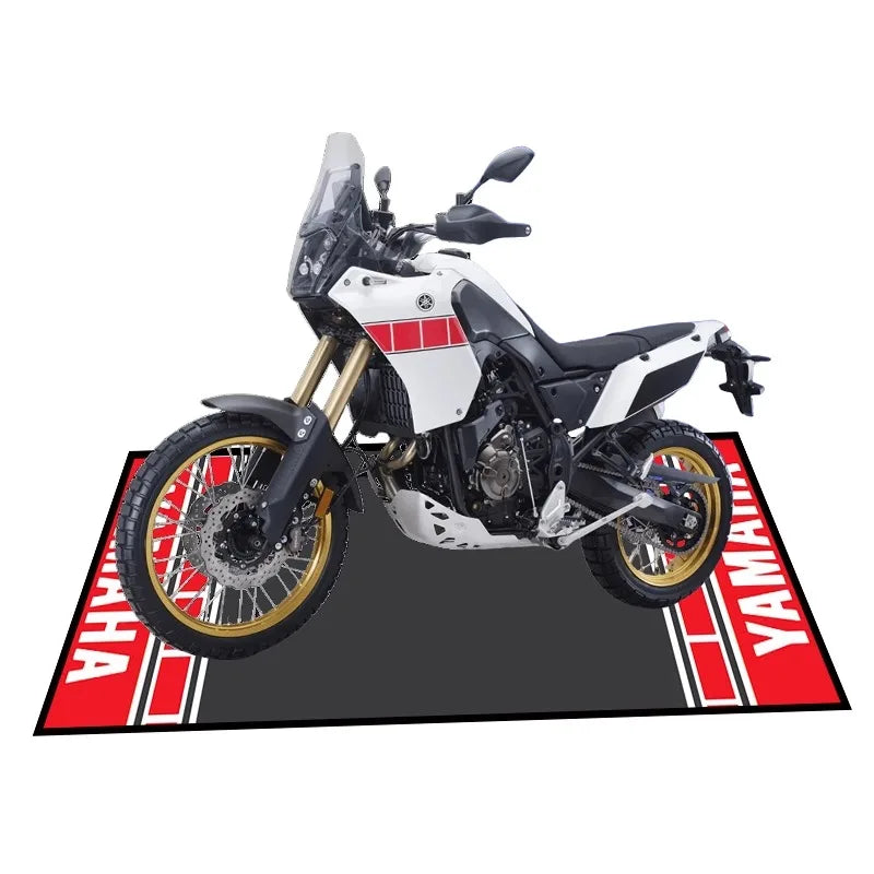 Yamaha Racing Garage Mat – Anti-Slip Waterproof Display Pad