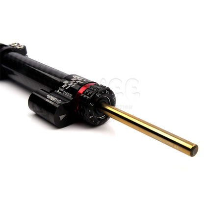 Universal Adjustable Steering Damper – Carbon Finish Stabilizer